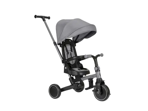 KikkaBoo Tříkolka 8v1 Aluma Grey / od 12 do 60 měsíců