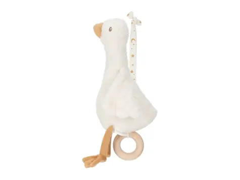 Little Dutch Hudební husa Newborn Naturals / od 0 měsíců