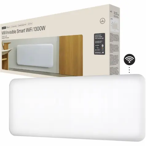Mill panelový ohřívač WiFi Gen 4 PA1300WIFI4 / 1300 W / prostor 15-19m2 / IPX4 / bílá
