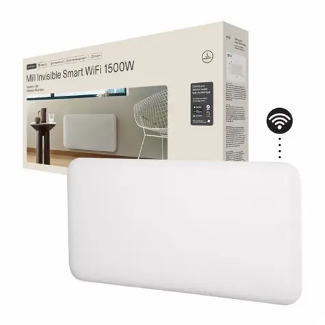 Mill panelový ohřívač WiFi Gen 4 PA1500WIFI4 / 1500 W / prostor 18-22m2 / IPX4 / bílá