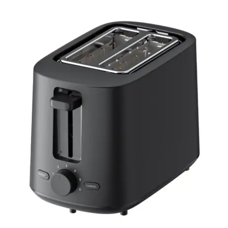 Xiaomi Toaster černá / 780-930W / 2 topinky / rozmrazování