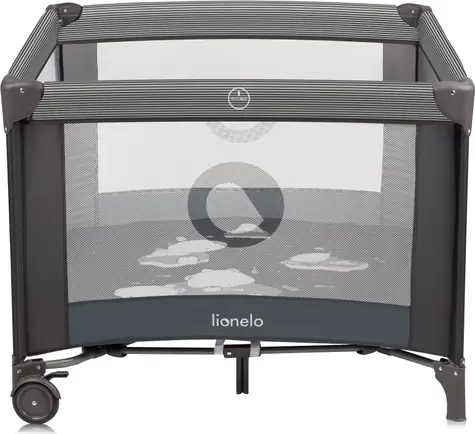 LIONELO Dětská ohrádka Bonnie Grey Scandi