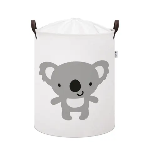 Sipo Koš na hračky se šňůrkou skládací bavlněný 43L Koala