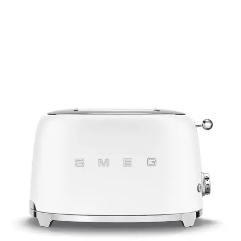 Smeg 50's Retro Style bílá / Topinkovač / 950 W / 2 sloty / 2 topinky / 6 stupňů opečení 