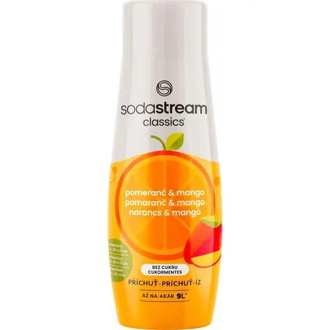 SodaStream Pomeranč Mango Zero 440 ml / až 9 litrů nápoje