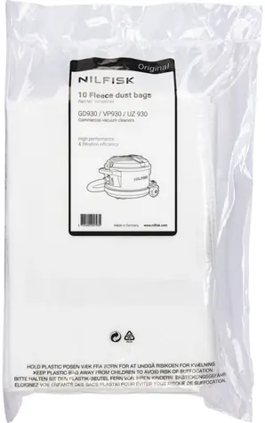 Nilfisk Sáčky do vysavače Nilfisk VP 930 ECO HEPA 10ks