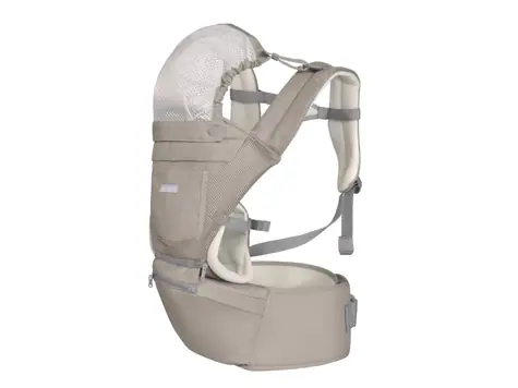 KikkaBoo Nosítko 3v1 Chloe Mesh Beige / od 5 měsíců