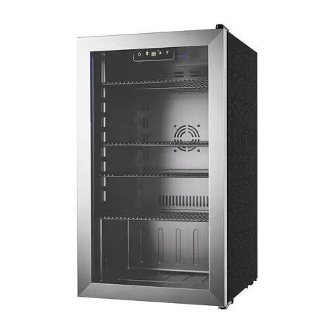 Euhomy BR001 Chladnička na nápoje / až 126 plechovek / LED osvětlení