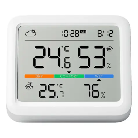 SwitchBot Meter Pro / chytrá meteostanice – teplota a vlhkost / baterie AA