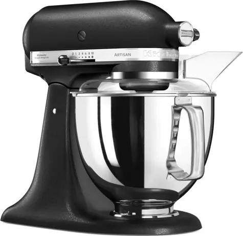 KitchenAid 5KSM175PSEBK černá litina / Kuchyňský robot Artisan / 300W / 4.8 l / 10 rychlostí / planetární systém