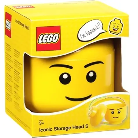 LEGO® Storage 40311724 Úložná hlava (velikost S) - chlapec / 16 x 18.5 x 16 cm