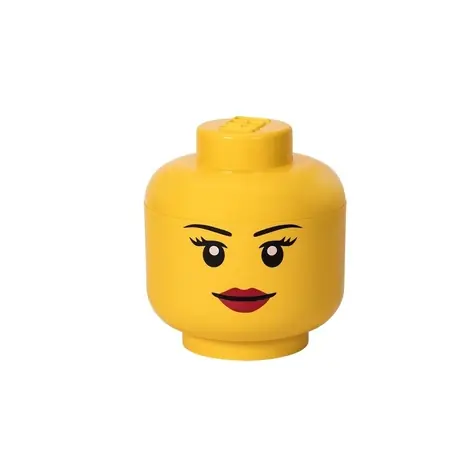 LEGO® Storage 40320813 Úložná hlava (velikost L) - dívka / 24 x 24 x 27.1 cm
