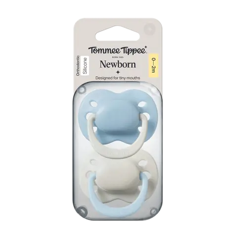 Tommee Tippee Newborn silikonový dudlík 0-2m BOY 2ks - více barevných variant 