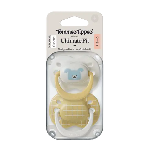 Tommee Tippee Ultimate Fit DECO silikonový dudlík 0–6 m BOY 2ks - více barevných variant 