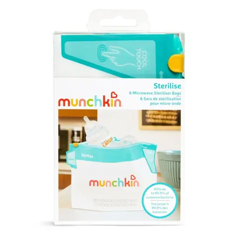 Munchkin Uzavíratelné sterlizační sáčky do mikrovlnky 6ks