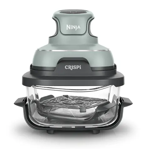 Ninja Crispi FN101EUSG zelená / horkovzdušná fritéza / 1700 W / 3.8l / 4 funkce / 40°C - 240°C