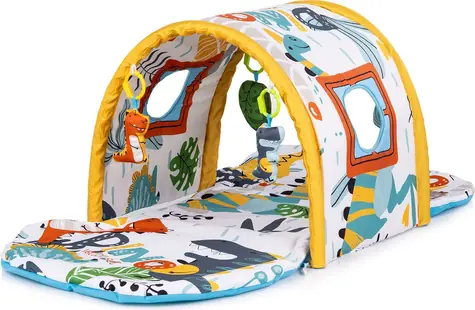 CHIPOLINO Hrací deka s tunelem House