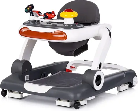 CHIPOLINO Chodítko interaktivní Little Explorer 4v1 Grey