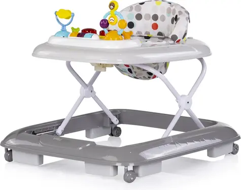 CHIPOLINO Chodítko interaktivní Baby Steps Grey