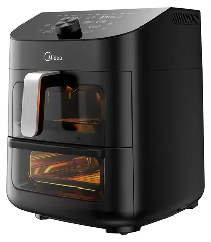 Midea MAD 1100 DADK černá / Horkovzdušná fritéza / 1000 W / objem 6 l