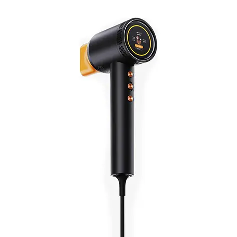 Powerton SMART IONAI černá / Plazmový fén na vlasy s AI / 1600W / 3 rychlosti / 3 teploty 