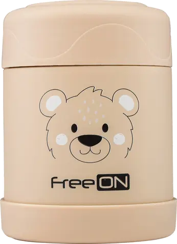 FreeON Termodóza na jídlo nerezová 350 ml / béžová