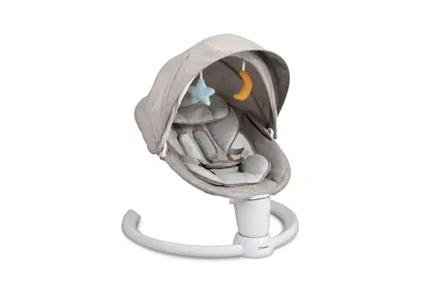 Kidnort Drom Elektrické houpátko šedá / Bluetooth / USB