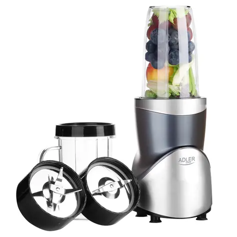 Adler AD 4084 stříbrná / Stolní mixér / 1200W / 0.5 L