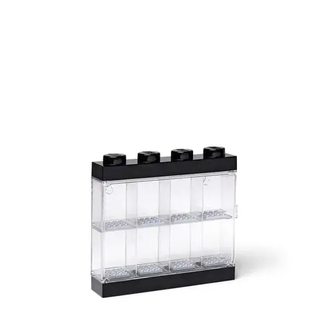 LEGO® sběratelská skříňka na 8 minifigurek - černá / od 3 let