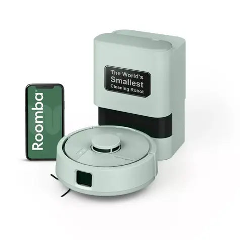 iRobot Roomba Mini Combo + AutoEmpty doc světle zelená / Robotický vysavač / vysávání & mopování / 2 400 mAh / Wi-Fi
