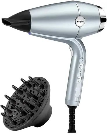 Rozbaleno - BaByliss D773DE / Profesionální fén / 2100 W / 3 teploty / 2 nástavce / ionizace / rozbaleno