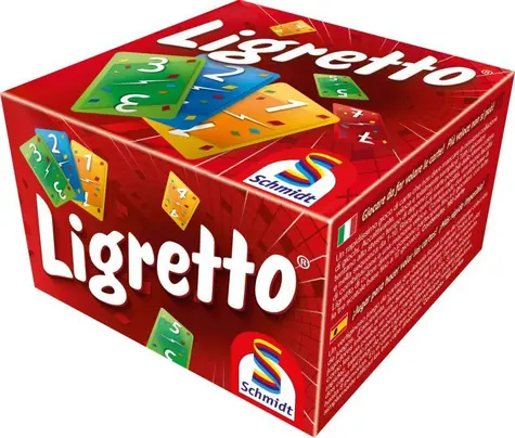 SCHMIDT Ligretto - ČERVENÁ / Délka hry: 30 minut / Počet hráčů: 2 - 4 / od 8 let