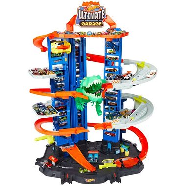 Mattel Hot Wheels GJL14 HW Ultimate garage / Velká garáž s T-Rexem / od 5 let