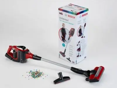 Theo Klein 6808 Bosch "Unlimited" vysavač / červená /od 3 let
