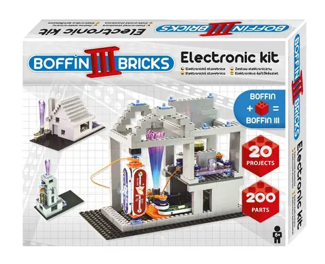 Boffin III Bricks / 200 součástek / 20 projektů / od 8 let