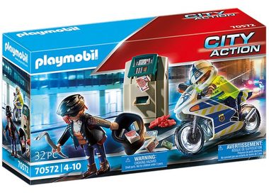 Playmobil® City Action 70572 Policejní motorka: Pronásledování lupiče / od 4 let