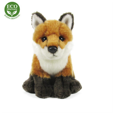 RAPPA Plyšová liška sedící 18 cm / ECO-FRIENDLY / od 0 měsíců