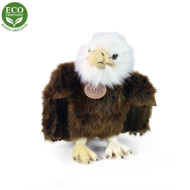 RAPPA Plyšový pták orel stojící 24 cm / ECO-FRIENDLY / od 0 měsíců