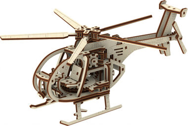 Wooden City 3D Puzzle Helikoptéra / 194 dílů / od 14 let