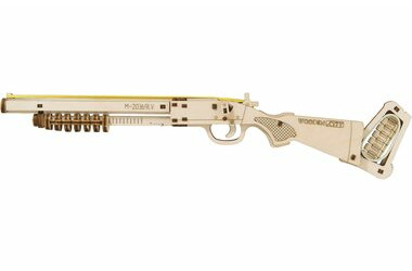 Wooden City 3D Puzzle puška Judgment Day RMT-870 / 42 dílů / od 14 let