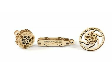 Wooden City 3D Puzzle Přívěsky World Map Dots / 39 dílů / od 14 let