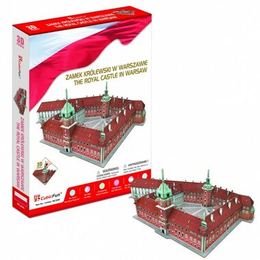 CubicFun 3D Puzzle Královský zámek ve Varšavě / 105 dílů / 50 x 30 x 17.5 cm