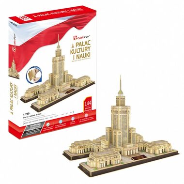 CubicFun 3D Puzzle Palác kultury a vědy / 144 dílů / 36 x 31 x 28 cm