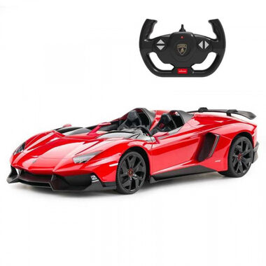 Rastar Lamborghini Aventador J / RC Auto / 27 & 40MHz / 1:12 / věk: 6+ / dálkové ovládání