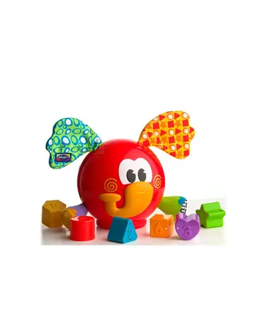 Playgro - Vkládací slon s tvary / od 6 měsíců
