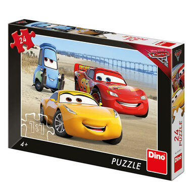 DINO CARS 3: NA PLÁŽI / 24 dílků / od 4 let