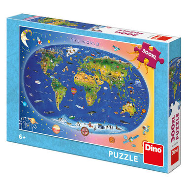 DINO Dětská mapa / 300 dílků / XL / od 6 let