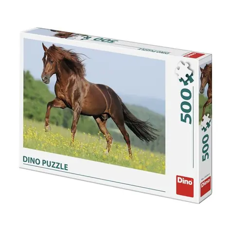 DINO Kůň na louce / 500 dílků / od 10 let