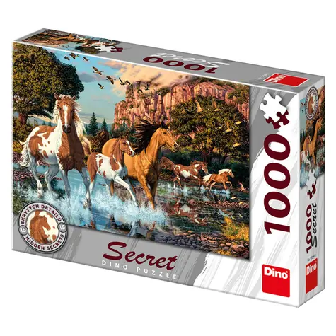 DINO Skrytí koně - Secret collection / 1000 dílků / od 15 let