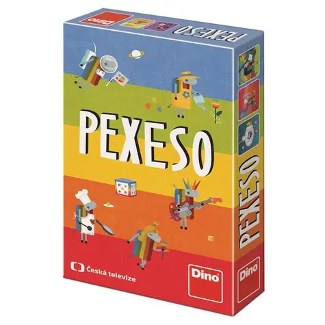 DINO Pexeso - ČT Déčko / Délka hry: 20 min. / Počet hráčů: 2-4 / od 4 let